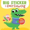 Cover: Big Sticker & Easy Coloring (Crocodile) - Yoyo Books