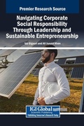 Cover: Navigating Corporate Social Responsibility Through Leadership and Sustainable Entrepreneurship - IGI Global