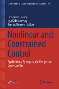 Abbildung von: Nonlinear and Constrained Control - Springer
