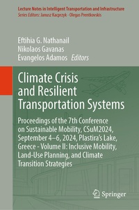 Abbildung von: Climate Crisis and Resilient Transportation Systems - Springer