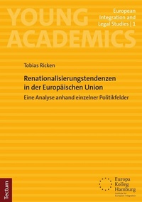 Abbildung von: Renationalisierungstendenzen in der Europäischen Union - Tectum Wissenschaftsverlag