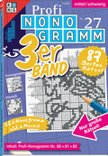 Cover: Profi-Nonogramm 3er-Band Nr. 27 - Keesing Schweiz AG