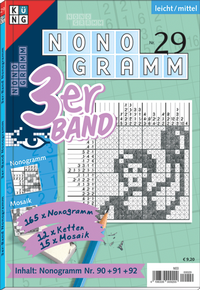 Abbildung von: Nonogramm 3er-Band Nr. 29 - Keesing Schweiz AG