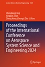 Cover: Proceedings of the International Conference on Aerospace System Science and Engineering 2024 - Springer