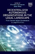 Cover: Decentralized Autonomous Organizations in the Legal Landscape - Edward Elgar Publishing