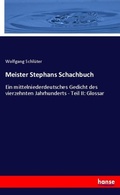 Cover: Meister Stephans Schachbuch - Hansebooks