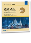 Cover: ITG-Fb. 317: ECOC 2024 - VDE Verlag