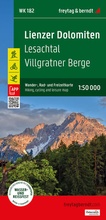 Bild: Lienzer Dolomiten, Wander-, Rad- und Freizeitkarte 1:50.000, freytag & berndt, WK 182 - Freytag-Berndt und ARTARIA