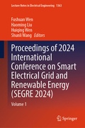 Cover: Proceedings of 2024 International Conference on Smart Electrical Grid and Renewable Energy (SEGRE 2024) - Springer