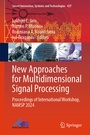 Cover: New Approaches for Multidimensional Signal Processing - Springer