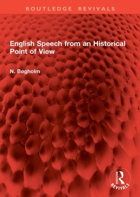 Abbildung von: English Speech from an Historical Point of View - Routledge