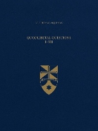 Enlarge image Cover: Quodlibetal Questions I-XII - Emmaus Academic