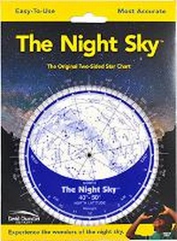 Abbildung von: The Night Sky Planisphere 40 degrees-50 degreesN (Small Plastic) - David Chandler Company