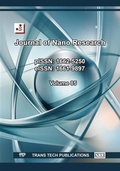 Cover: Journal of Nano Research Vol. 85 - Trans Tech Publications Ltd