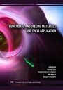 Cover: Functional and Special Materials and their Application - Trans Tech Publications Ltd