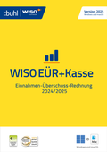 Cover: WISO E&Uuml;R+Kasse 2025 - BUHL-DATA-SERVICE