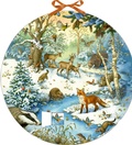 Cover: Memo-Adventskalender - Die Tiere im Winterwald - Coppenrath
