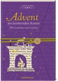 Cover: Brief-Adventskalenderbuch - Advent am knisternden Kamin - Coppenrath
