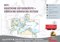 Abbildung von: Sportbootkarten Satz 1, 2 und 4 Set: Deutsche Ostseeküste und Südliche Dänische Ostsee (Ausgabe 2025) - Delius Klasing