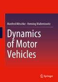 Cover: Dynamics of Motor Vehicles - Springer
