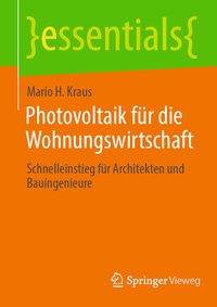Abbildung von: Photovoltaik für die Wohnungswirtschaft - Springer Vieweg