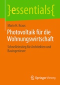 Cover: Photovoltaik f&uuml;r die Wohnungswirtschaft - Springer Vieweg