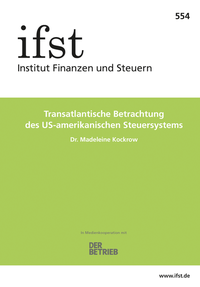 Abbildung von: ifst-Schrift 554 - Finanzen u. Steuern