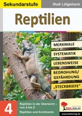 Cover: Reptilien - Merkmale, Lebensraum, Systematik - KOHL VERLAG Der Verlag mit dem Baum