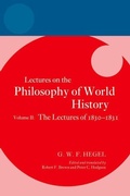 Cover: Hegel: Lectures on the Philosophy of World History, Volume II - Oxford University Press