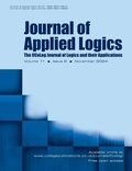 Cover: Journal of Applied Logics. IfCoLog Journal of Logics and their Applications. Volume 11, number 6, November 2024 - College Publications