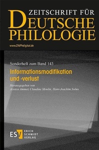 Abbildung von: Informationsmodifikation und -verlust - Erich Schmidt Verlag