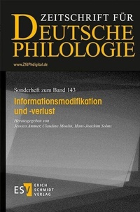 Abbildung von: Informationsmodifikation und -verlust - Erich Schmidt Verlag