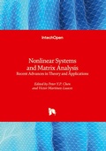 Cover: Nonlinear Systems and Matrix Analysis - IntechOpen