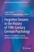 Cover: Forgotten Streams in the History of 19th-Century German Psychology - Springer