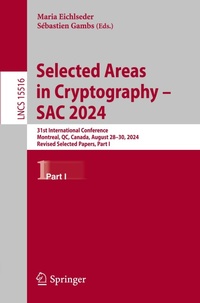 Abbildung von: Selected Areas in Cryptography - SAC 2024 - Springer