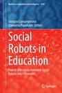 Cover: Social Robots in Education - Springer