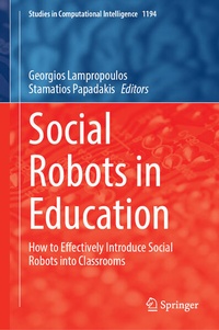 Enlarge image Cover: Social Robots in Education - Springer