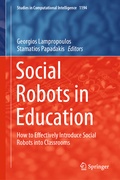 Cover: Social Robots in Education - Springer