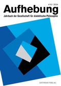 Cover: Aufhebung #19/2024 - Aisthesis
