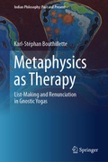 Cover: Metaphysics as Therapy - Springer Nature Switzerland AG