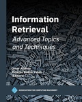Cover: Information Retrieval: Advanced Topics and Techniques - Association for Computing Machinery