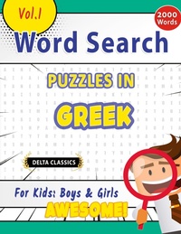 Abbildung von: Word Search Puzzles in Greek for Kids - LINGUAS CLASSICS