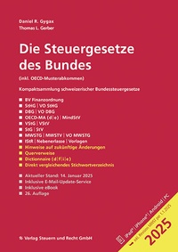 Abbildung von: Die Steuergesetze des Bundes 2025 - Verlag Steuern und Recht