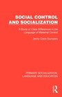 Cover: Social Control and Socialization - Routledge