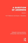 Cover: A Question of Answers - Routledge
