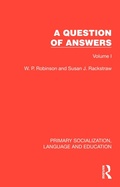 Cover: A Question of Answers - Routledge