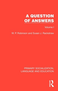 Abbildung von: A Question of Answers - Routledge