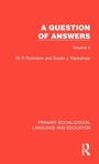 Cover: A Question of Answers - Routledge
