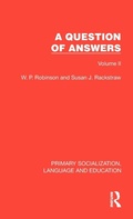 Cover: A Question of Answers - Routledge
