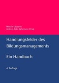 Cover: Handlungsfelder des Bildungsmanagements - tredition